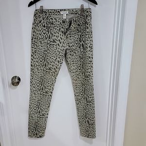 Animal Print Jeans